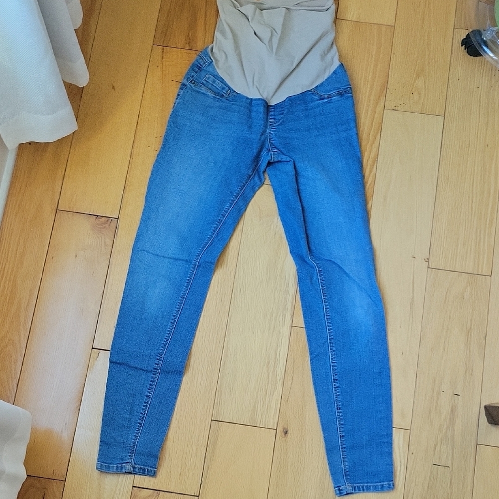 Motherhood Light Blue Skinny Jeans